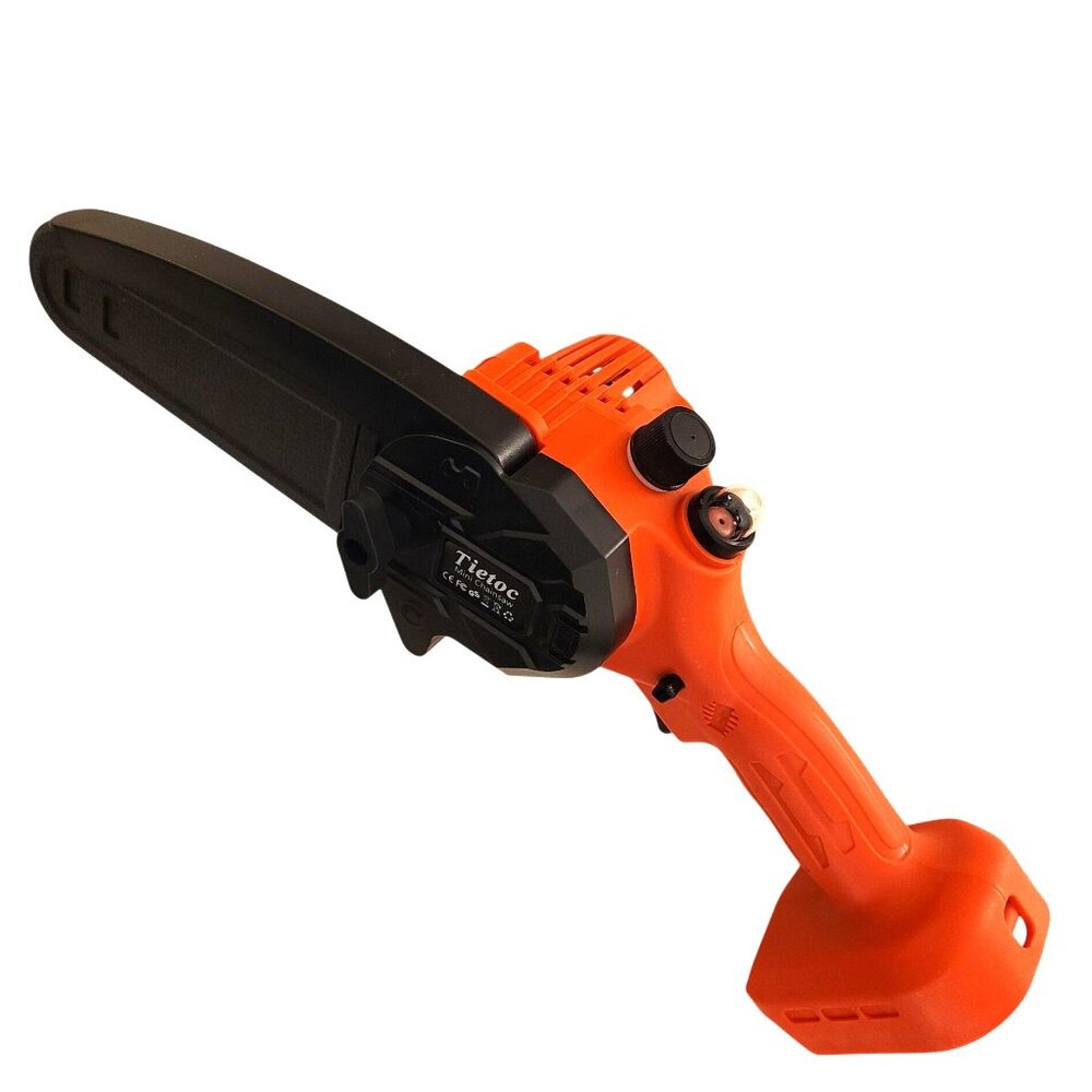 Tietoc Mini Cordless Chainsaw w/ Case Accessories 6" Blade 2-Batteries Portable - Picture 3 of 9